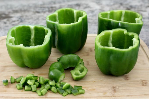 Organic Green Bell Pepper For Stuffing