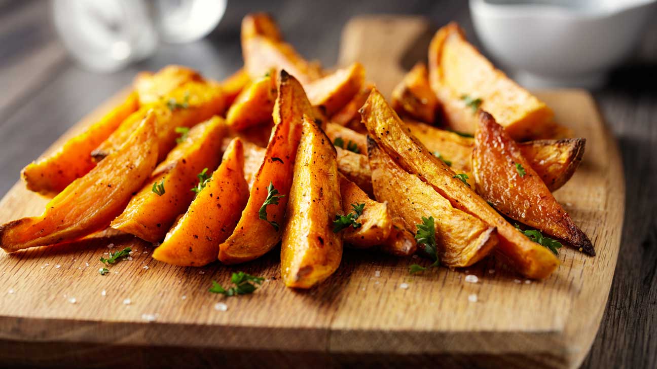 Potato Slices Healthy Baked Sweet Potato Healthy Homemade Baked