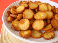 Organic Arbi/Colocasia (Taro) Sliced-Boiled
