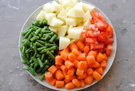 Organic Chopped Vegetables Korma Mix