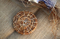 Organic Handwoven vetiver roots loofah